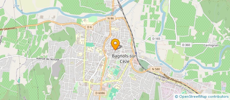 localisation de l'entreprise DES DECENNALES  BAGNOLS-SUR-CEZE