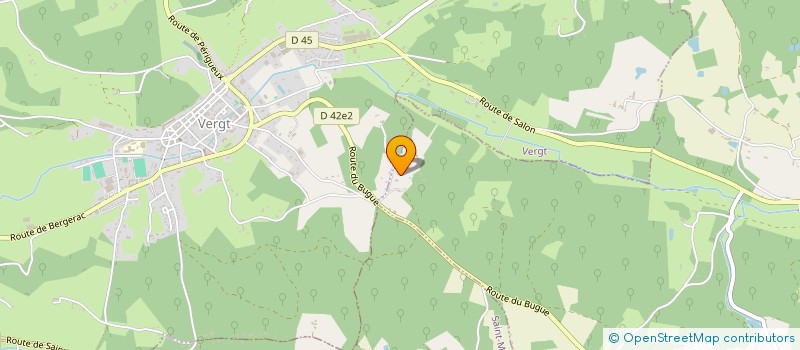 localisation de l'entreprise DES DELICES  EGLISE NEUVE DE VERGT