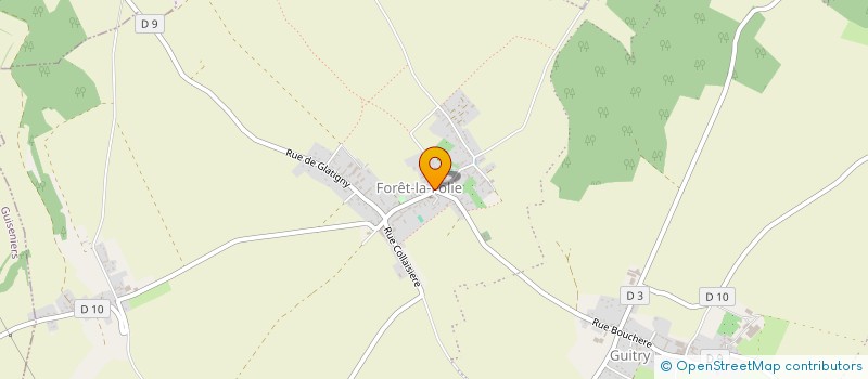 localisation de l'entreprise DES DEMOISELLES  VEXIN-SUR-EPTE