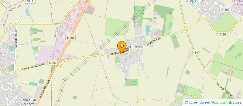 localisation de l'entreprise DES DEMOISELLES  AVRAINVILLE