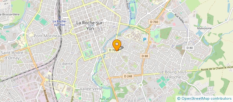 localisation de l'entreprise DES DEUILS ET DES HOMMES à LA ROCHE-SUR-YON