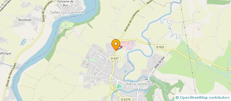 localisation de l'entreprise DES DEUX BOIS  RIEUX-VOLVESTRE