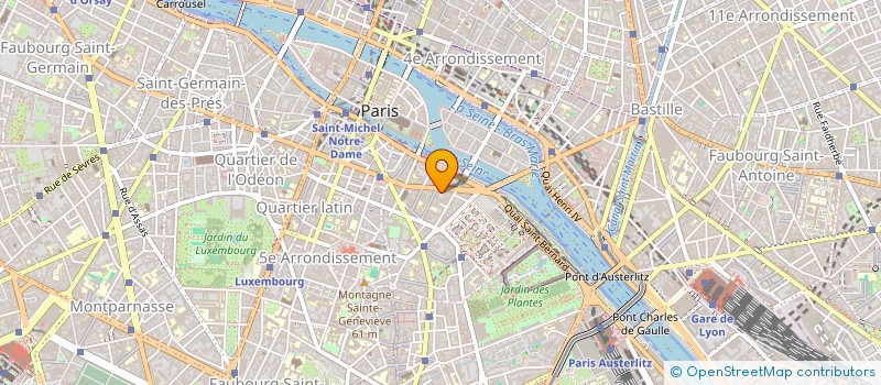 localisation de l'entreprise DES DEUX CARIATIDES 2014  PARIS