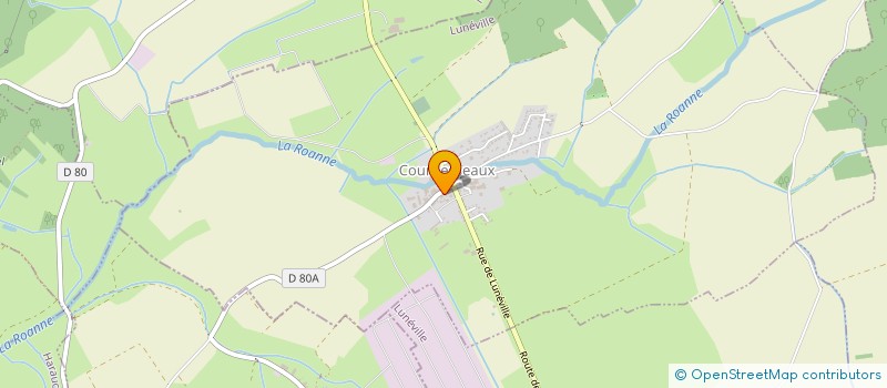 localisation de l'entreprise DES DEUX CHENES  COURBESSEAUX