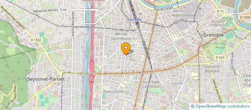 localisation de l'entreprise DES DEUX COTES DU MICRO  GRENOBLE