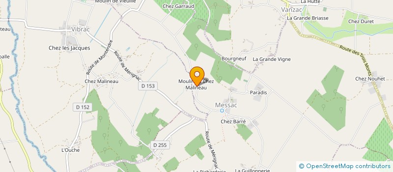localisation de l'entreprise DES DEUX FERMES à VIBRAC