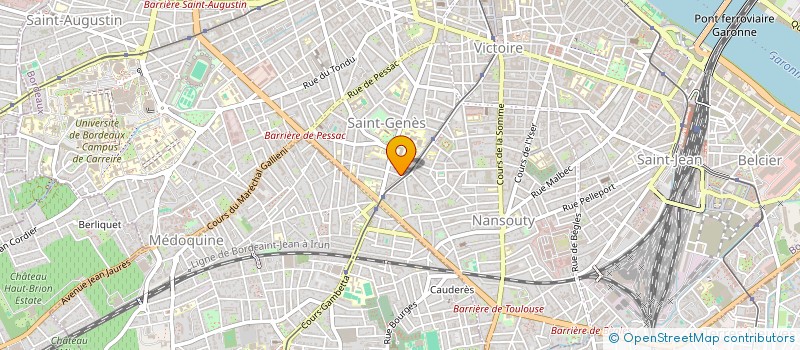 localisation de l'entreprise DES DEUX LOUIS  BORDEAUX