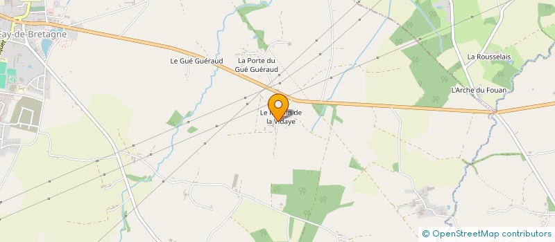 localisation de l'entreprise DES DEUX MOULINS à FAY-DE-BRETAGNE