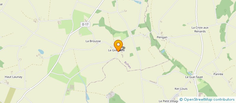 localisation de l'entreprise DES DEUX MOULINS à ROHAN