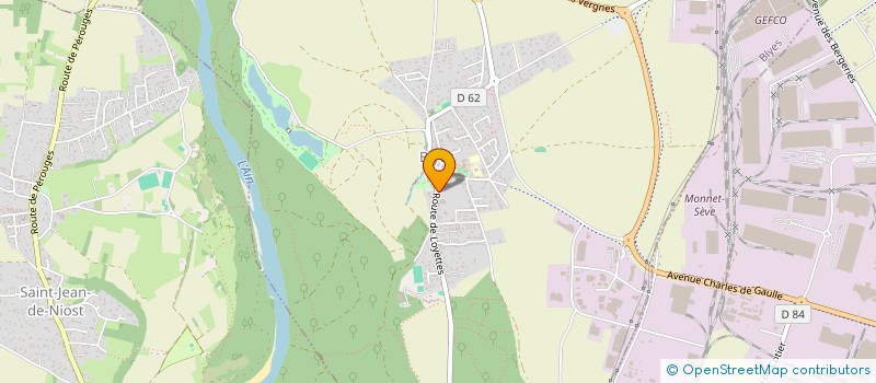 localisation de l'entreprise DES DEUX RIVES  BLYES