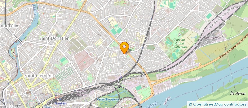 localisation de l'entreprise DES DEUX SEIZE à NANTES