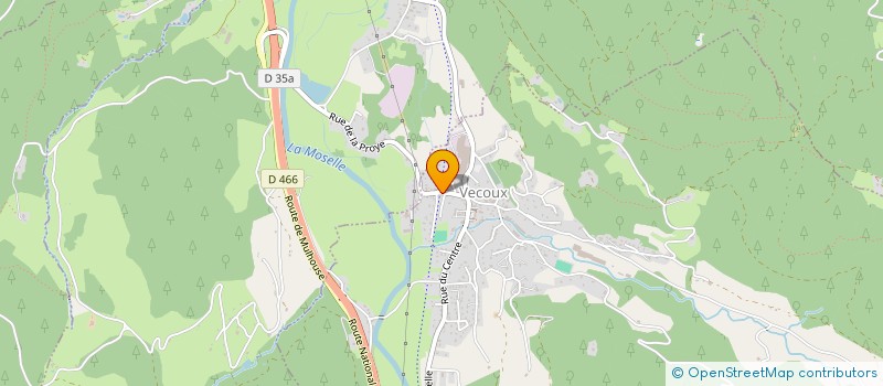 localisation de l'entreprise DES DEUX V  VECOUX