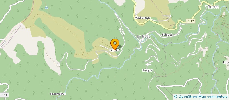 localisation de l'entreprise DES DEUX VALLEES à LE BOSC