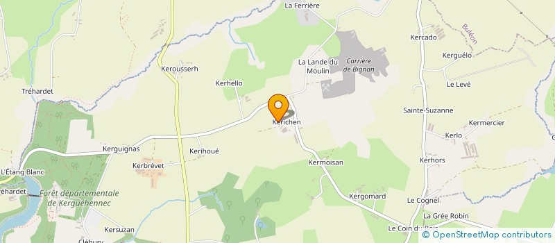 localisation de l'entreprise DES DEUX VILLAGES  BIGNAN