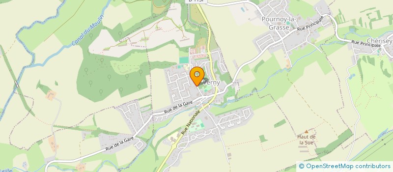 localisation de l'entreprise DES DEUX VILLES  SOLGNE