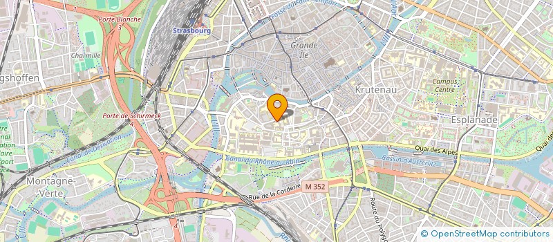 localisation de l'entreprise DES DIACONESSES à STRASBOURG