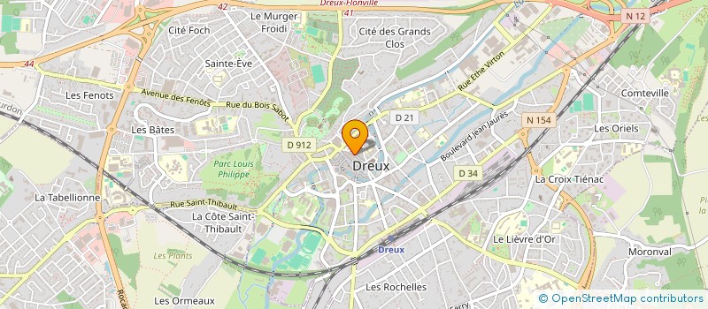 localisation de l'entreprise DES DOCTEURS AZZARO ET ZANOUN à DREUX