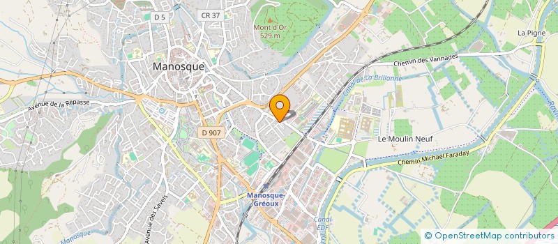 localisation de l'entreprise DES DOCTEURS CHIRURGIENS DENTISTES RENOU CYRILLE ET GISELE à MANOSQUE