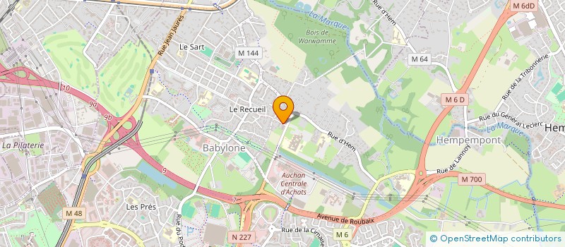 localisation de l'entreprise DES DOCTEURS COMBEMALE ET DESURMONT à VILLENEUVE-D'ASCQ