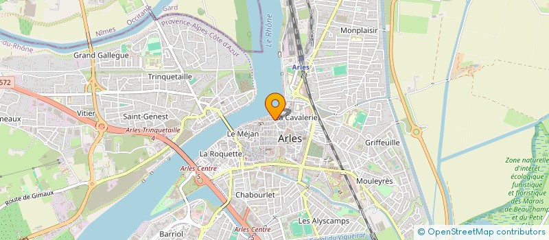 localisation de l'entreprise DES DOCTEURS DURUY M ET CHARRIER G  ARLES