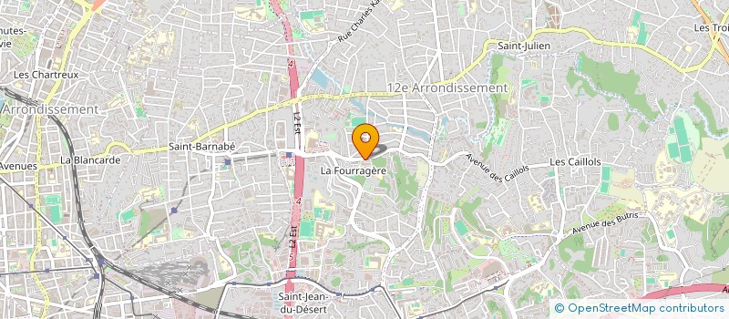 localisation de l'entreprise DES DOCTEURS P. BERGERON ET T.DU ROY DE CHAUMARY  MARSEILLE