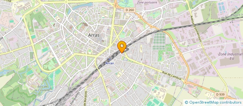 localisation de l'entreprise DES DOCTEURS ROSES à ARRAS