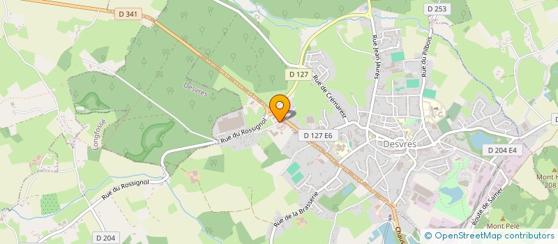 localisation de l'entreprise DES DOCTEURS VETERINAIRES DU CRACLOT  LONGFOSSE