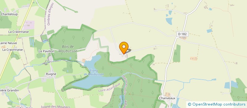 localisation de l'entreprise DES DORANGS à OMBREE D'ANJOU
