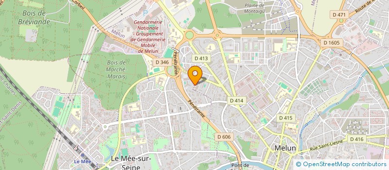 localisation de l'entreprise DES DRS JULLIEN-VILCOQ ABBASSI BORIN -GOURBEIX à MELUN