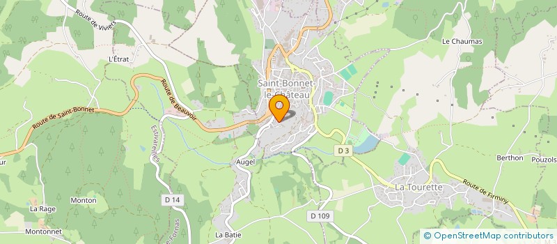 localisation de l'entreprise DES DUCS  SAINT-BONNET-LE-CHATEAU