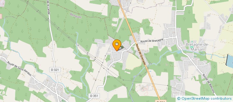 localisation de l'entreprise DES DUCS  BENQUET