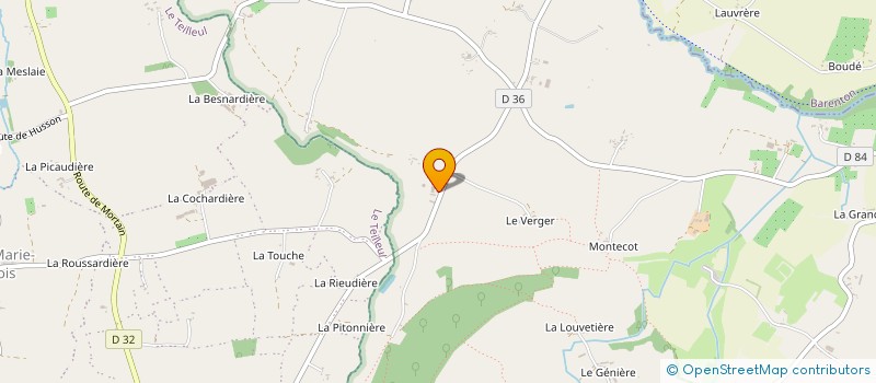 localisation de l'entreprise DES DUNES  SAINT-CYR-DU-BAILLEUL