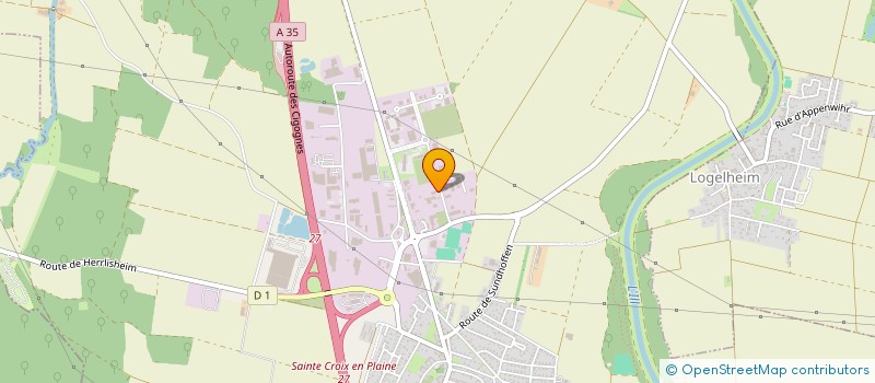 localisation de l'entreprise DES ECHASSES  SAINTE-CROIX-EN-PLAINE