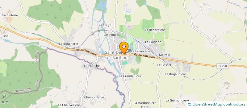 localisation de l'entreprise DES ECOLES D'ECOUVES à L'OREE-D'ECOUVES