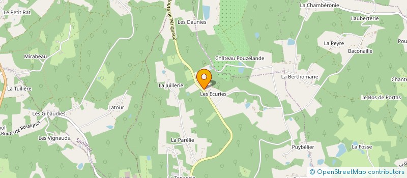localisation de l'entreprise DES ECURIES à EGLISE-NEUVE-DE-VERGT