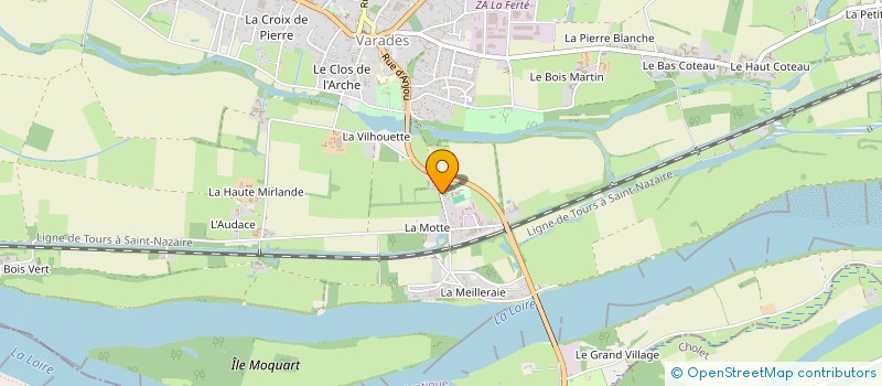 localisation de l'entreprise DES ECURIES DU VAL DE LOIRE à LOIREAUXENCE