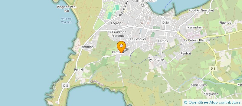 localisation de l'entreprise DES EGARDS  CAMARET-SUR-MER