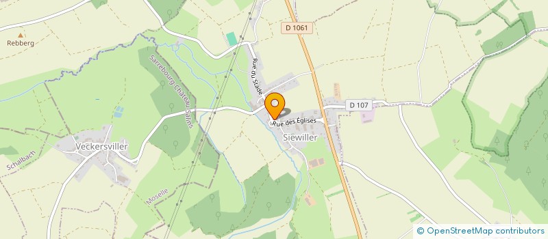 localisation de l'entreprise DES EGLISES  SIEWILLER