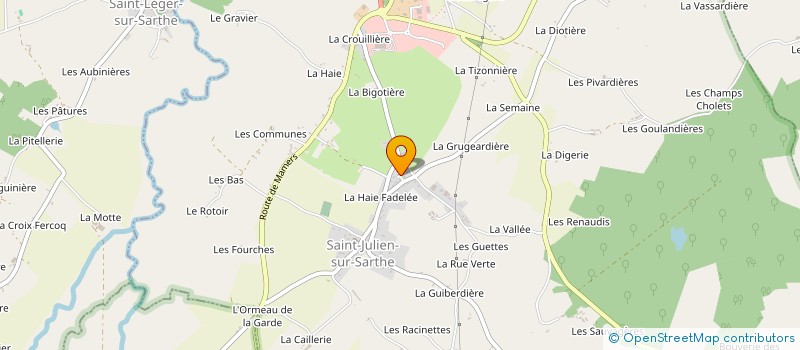 localisation de l'entreprise DES ELEC à SAINT-JULIEN-SUR-SARTHE