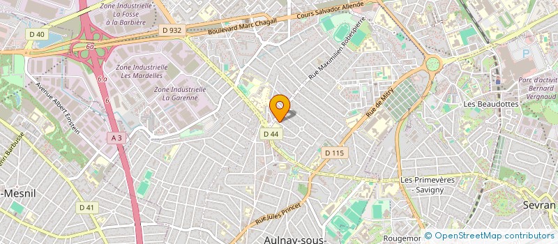 localisation de l'entreprise DES ELLES POUR L HUMANITE à AULNAY-SOUS-BOIS