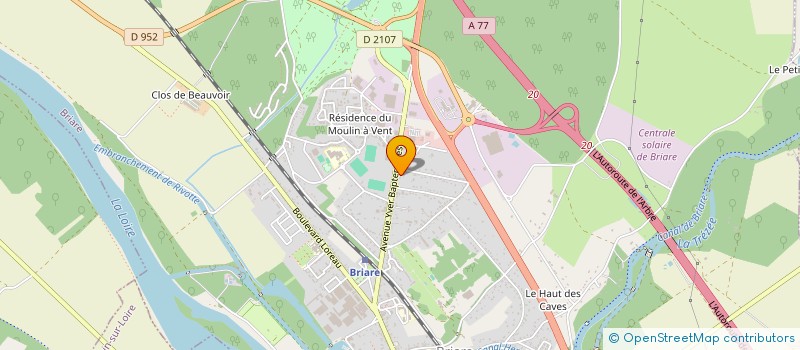 localisation de l'entreprise DES EMAUX à BRIARE