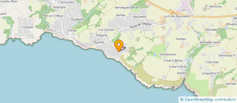 localisation de l'entreprise DES EMBRUNS  LOCMARIA-PLOUZANE