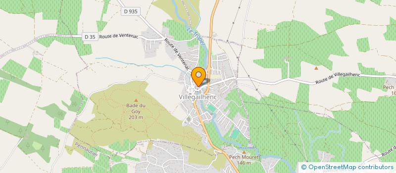 localisation de l'entreprise DES EN BULLE  VILLEGAILHENC