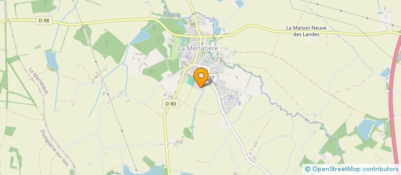 localisation de l'entreprise DES ENCHANTEURS  LA MERLATIERE