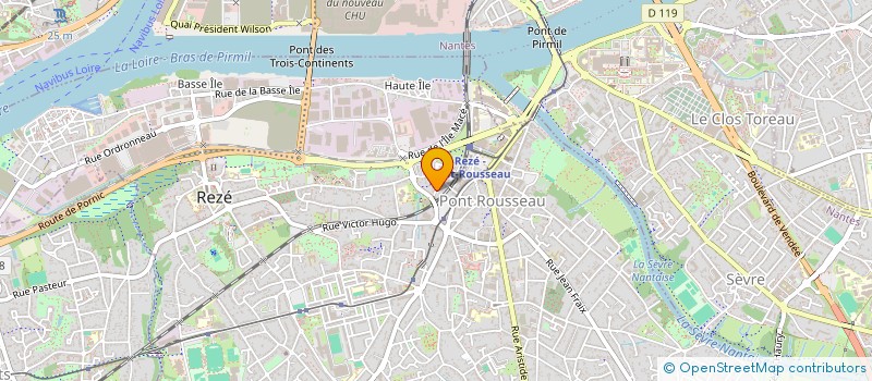 localisation de l'entreprise DES ENDROITS à REZE