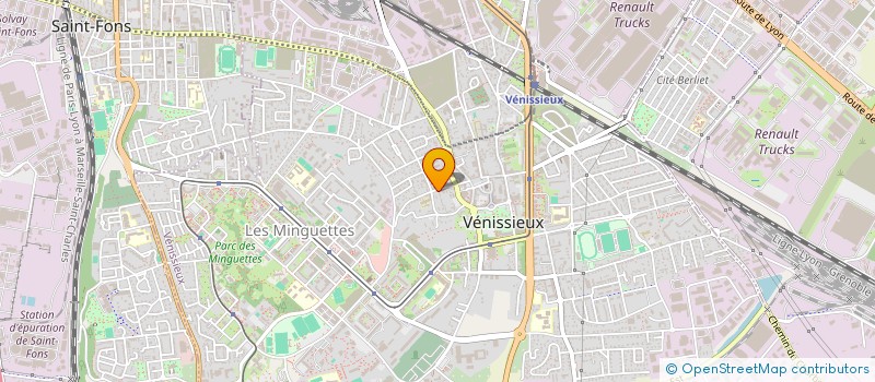 localisation de l'entreprise DES ENFANTS ET DES ABEILLES  VENISSIEUX