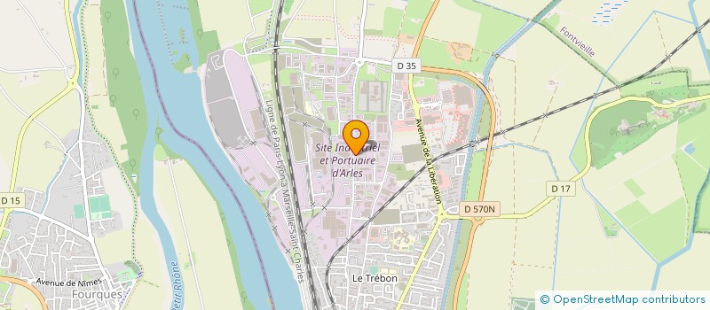 localisation de l'entreprise DES ENTREPRENEURS SINISTRES D ' ARLES à ARLES