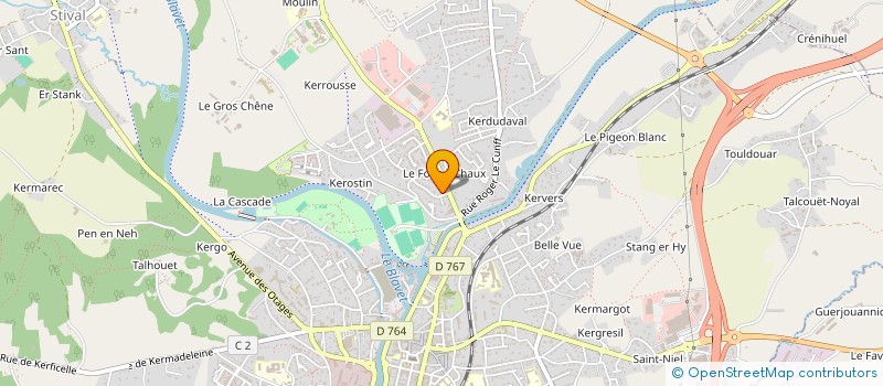 localisation de l'entreprise DES EOLIENNES  KERGRIST