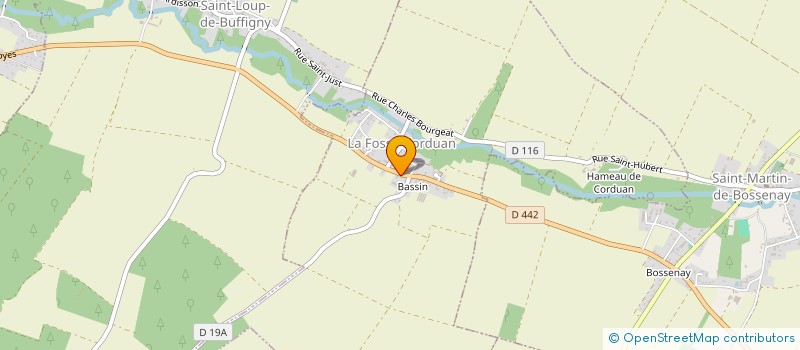 localisation de l'entreprise DES ESSARTS  LA FOSSE-CORDUAN