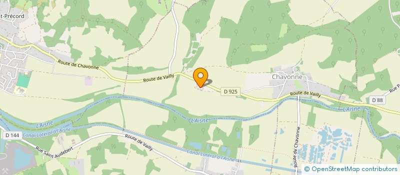 localisation de l'entreprise DES ESSENLIS  CHAVONNE